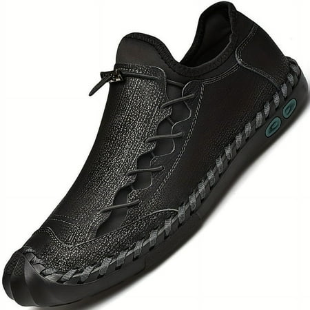 

All-Season Men s Leather Sneakers: Versatile Comfortable & Durable Slip-On Shoes for Active Wear