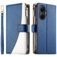 thumbnail image 1 of Funda cartera GANGXUN para Xiaomi POCO F7 5G , cuero PU con tarjetero, cremallera, correa de mano, soporte y protección 496°, 1 of 6