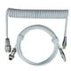 thumbnail image 4 of Cable de Teclado en Espiral, Conector de Cable Resistente del Cable de Juego para El Diseño de dos Etapas para Teclado Mecánnico, 4 of 8