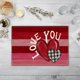 thumbnail image 4 of TUWABEII Regalos de San Valentín Mantel individual de lino para San Valentín Mesa auxiliar decorada con mantel aislante del calor Regalos para mujeres, 4 of 5