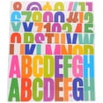 thumbnail image 2 of 24 Sheets  of Adhesive Stickers Colored Alphabet Number Stickers Multi-function Letter Number Stickers, 2 of 8