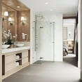 thumbnail image 6 of VIGO Verona 34 in. L x 34 in. W x 73 in. H Frameless Hinged Neo-angle Shower Enclosure in Chrome with 3/8 in. Clear Glass, 6 of 12