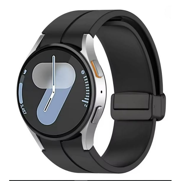 Correa de Silicona para Galaxy Watch 7/6/5/4 Fe, Hebilla Magnética