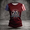 thumbnail image 4 of 9/11 25th Anniversary Memorial T-Shirt Patriot Day Memorial Tops for Women Patriotic We Will Never Forget Vintage Tee Tops, 4 of 6
