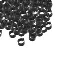 thumbnail image 6 of 100pcs/lot Racing Pigeon Chicken Poultry Clip Leg Ring Bands 8mm Plastic 7-Color Black, 6 of 8