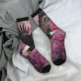thumbnail image 5 of Cauagu Flower Bald Eagle Print Crew Socks for Women and Men,Adult Athletic Running Socks 1-Pair Sports Socks Work Gear Socks with Moisture Wicking, 5 of 6