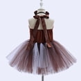 thumbnail image 5 of XXWXYD Girls Bear Graphic Mesh Tulle Dress | Backless Off-Shoulder Kids Tutu Skirt | Tea Dance Birthday Part𝗒 Princess Outfit, 5 of 7
