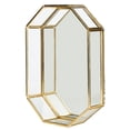 thumbnail image 4 of Snack Tray, Glass Dessert Tray Display Box Gold Jewelry Tray  For Office For Weddings For Home For Party, 4 of 8