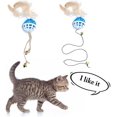thumbnail image 3 of YOITEA Cat Chew Toy Interactive: Portable Soft Decorative Bell Ball Kitten Fake Feather Toy Pet Teasing Toy, 3 of 4