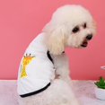thumbnail image 3 of Summer Fashion Breathable Cartoon Animal Pattern Cat Dog Puppy Vest Pet Clothes, 3 of 8