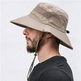 thumbnail image 4 of D GROEE Large Bucket Hats UV Sun Beach Hiking Hat Outdoor with Chin Strap Quick Dry, 4 of 6