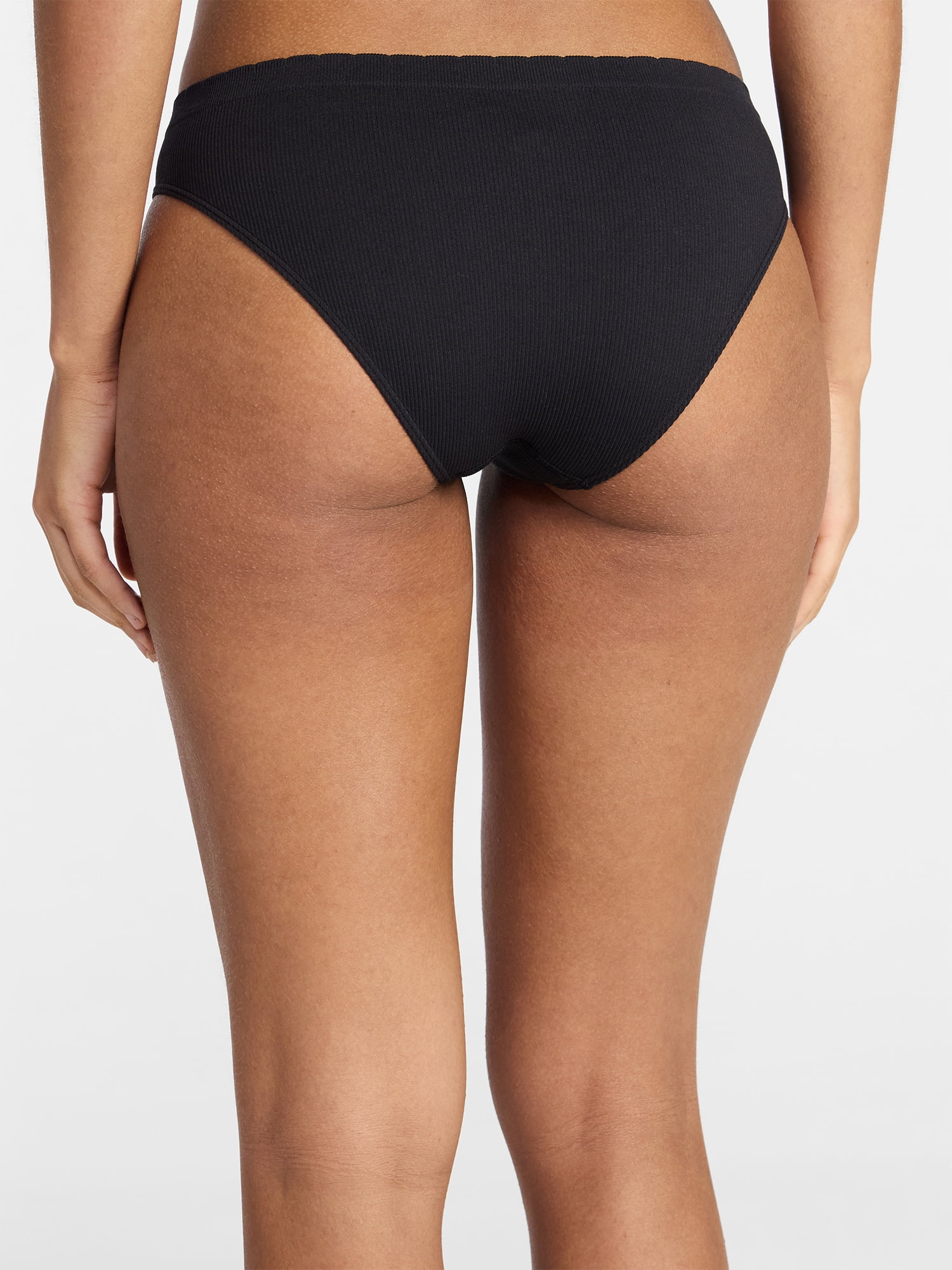 No Boundaries Seamless Cheeky Panties, 3-Pack, Women's, Sizes XS-XXXL
