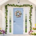 thumbnail image 2 of Northlight Mixed Floral and Fern Artificial Spring Wreath, 24-Inch, 2 of 5