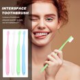 thumbnail image 2 of 4Pcs Brosses à Dents à une Extrémité Brosses à Dents de Forme Concave (Couleur Assortie), 2 of 7