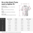 thumbnail image 7 of Wukai Cute Poodle Dog Men's Casual Short-Sleeve Button Down Shirt - Lightweight Summer Dress Shirt for Daily Wear-, 7 of 7