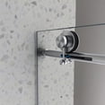 thumbnail image 3 of 76"H Frameless Sliding Door,Shower Door with Stainless Steel Pulleys&Adjustable Soft Closing Function,Clear Tempered Glass,Brushed Nickel, 3 of 7