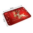 thumbnail image 2 of Holloyiver Christmas Door Mat Outdoor, Merry Christmas Welcome Mats for Front Door, Christmas Non Slip Holiday Red Doormat Indoor Entryway Floor Rug for Entrance Outside Home 19”x31”, 2 of 7