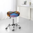 thumbnail image 7 of Daiia Oil Painting Beautiful Butterfly Stool Covers Round,Round Bar Stool Covers Waterproof Bar Chair Covers Washable Stool Cushion Slipcover for 12-14 Inch Chair-12 inch, 7 of 7