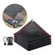 thumbnail image 5 of Paño de solar negra con ojales resistente shamjiam Red de sombra de invernadero 2x2 metros, 5 of 8