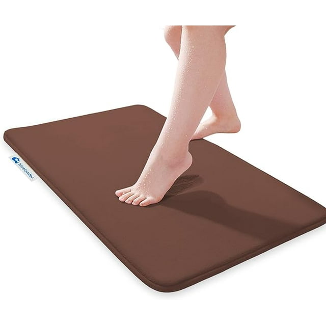 Alfombra de Baño Bluelander Tapete antiderrapante Café