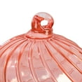 thumbnail image 3 of Vibrant Life Iridescent Globe Pink Glass Hummingbird Feeder, 30 oz Capacity, 3 of 9
