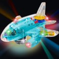 thumbnail image 1 of Avión de juguete ArtCreativity iluminado transparente para niños de 1 a 5 años, 1 of 7