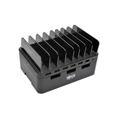 Tripp Lite U280-007-CQC-ST 4.9 in. x 2.6 in. x 6.6 in. 7 Devices USB Charging Station with Quick Charge - Black