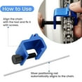 thumbnail image 1 of Universal Motorcycle Bicycle Motorbike Chain Sprocket Alignment Tool ATV, 1 of 11