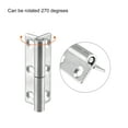 thumbnail image 4 of Bisagra Desmontable Uxcell, 2.5" Bisagras de Bandera Deslizantes de Acero Inoxidable 304 Izquierda, Paquete de 2, 4 of 6