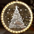 thumbnail image 1 of Luces De Ventana De Navidad 3D Novedad Luz Colgante Luces De Hadas Con Pilas Para Interiores Luces De Hadas Decorativas Con Ventosa Para Decoración Blanco Cálido, 1 of 5