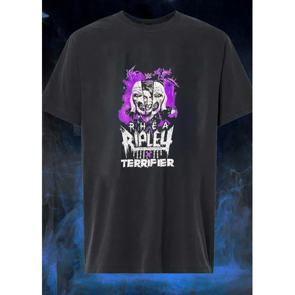 WWE Rhea Ripley Terrifier Split Mask Unisex T-shirt For Fan