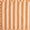 thumbnail image 2 of Beautiful Home by Drew Barrymore Ruffle Stripe Fabric Placemat, Coral Rose, 20"W x 14"L, 2 of 6
