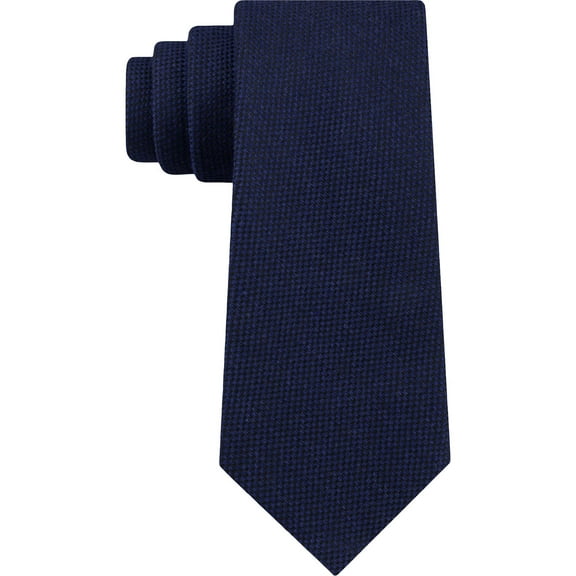 Tommy Hilfiger Mens Aaran Silk Blend Professional Neck Tie Blue O/S