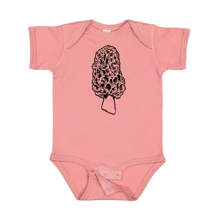 

Inktastic Mushroom Hunting Big Morel Gift Baby Boy or Baby Girl Bodysuit