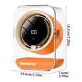 thumbnail image 3 of EGNMCR Fan, Ceiling Fan, Desk Fan, Portable Fan Smart Circulating Desktop Fan For Home And Office Use Portable Chargable Tabletop Fan 100 Gear Portable Fan Charging fan, 3 of 9