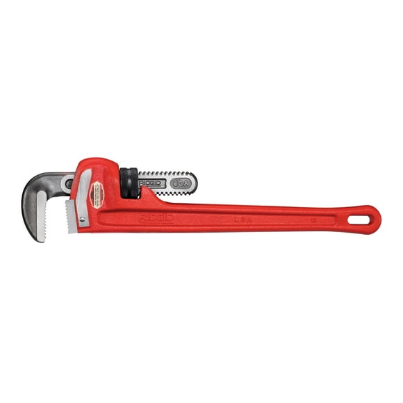 Llave para tubos RIDGID 31025 modelo 18, de alta resistencia, recta, 45 cm