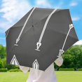 thumbnail image 6 of Artistic Arrow Collection Umbrellas for Sun Auto Open Close UV50+ Waterproof 5-Fold Compact Fiberglass Frame, 6 of 6