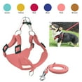 thumbnail image 1 of Flmtop Dog Safety Vest Harness Adjustable Reflective Seat Belt Pet Rope Connector Strap Red, 1 of 8