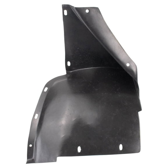 TRQ Front Right Rearward Inner Fender Liner Black Passenger Side Fits Select 2004-2009 Cadillac XLR GM1251128