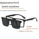 thumbnail image 3 of Juego de gafas, gafas de sol magnéticas, cinco piezas, montura de gafas para miopía, monturas retro para hombres y mujeres, 3 of 4