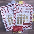thumbnail image 2 of Yaoyar 14 Things I Love About You Scratch Off Cards, Valentine's Day Countdown Craft For Kids, Valentines Day Personalized Gift for Him Her Husband Wife Girlfriend Boyfriend, 2 of 4