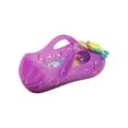 thumbnail image 3 of The Little Mermaid Unisex Kids Jelly Mary-Jane Sandal, Adjustable Strap, Purple Glitter, Toddler, 3 of 7