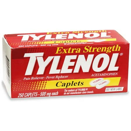 Tylenol Extra Strength, 250 - Caplets