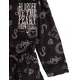 thumbnail image 4 of Peaky Blinders Mens Black Icons Bathrobe (Medium) [dis], 4 of 7
