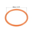 thumbnail image 2 of Uxcell 8cm Plastic Carnival Ringtoss Rings Hoop Party Favor Game, Orange 24 Pack, 2 of 5