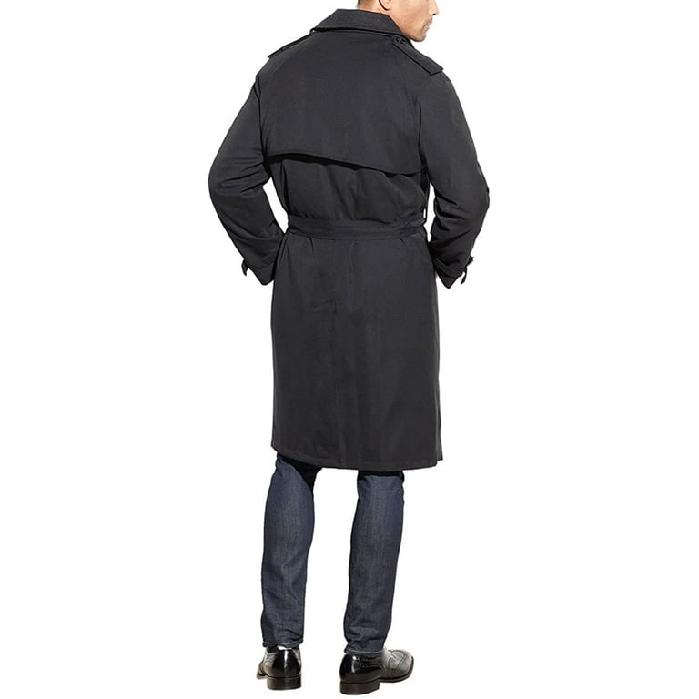 LONDON FOG Men's Iconic Trench Coat, Charcoal, 60L - Walmart.com LONDON FOG Men's Iconic Trench Coat, Charcoal, 60L - Walmart.com