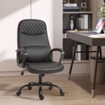thumbnail image 2 of Vinsetto Massage Office Chair, Swivel Chair with 2-Point Vibration Lumbar, 2 of 10