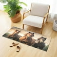 thumbnail image 2 of Bath Mat, Soft Absorbent Bath Rug, Horse Bath Mats for Bathroom, Living Room Bedroom Home Floor Mat, Bath Mat for Tub Non Slip 20 x 39 Inch Home Decor, 2 of 7