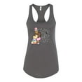 thumbnail image 3 of Teaching is a Work of Heart Pop Culture Ladies Racerback Tank Top, Dark Grey, Medium, 3 of 5