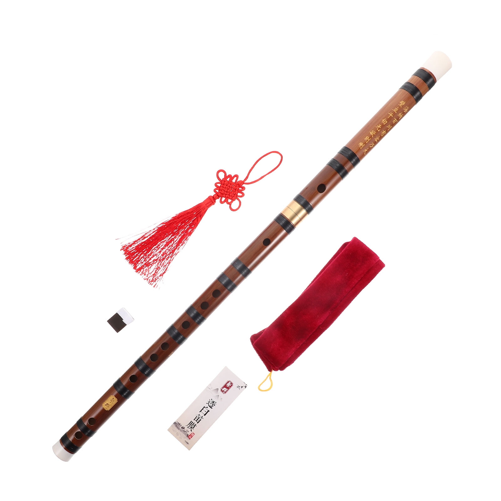 2 Sets Bamboo Flute Lightweight Chinese Instrument